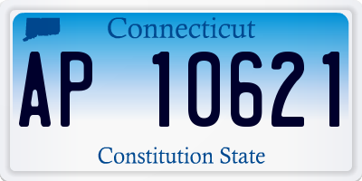 CT license plate AP10621