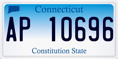 CT license plate AP10696
