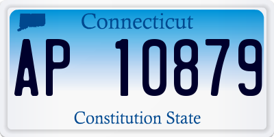 CT license plate AP10879