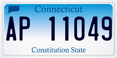 CT license plate AP11049