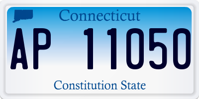 CT license plate AP11050