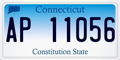 CT license plate AP11056