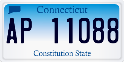 CT license plate AP11088