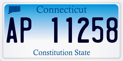 CT license plate AP11258