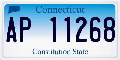 CT license plate AP11268
