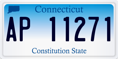 CT license plate AP11271