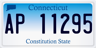 CT license plate AP11295