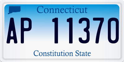 CT license plate AP11370