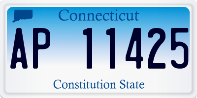 CT license plate AP11425