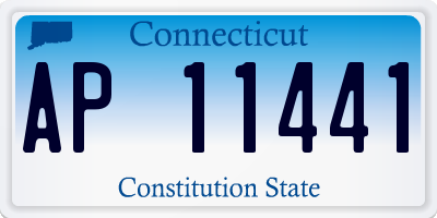 CT license plate AP11441