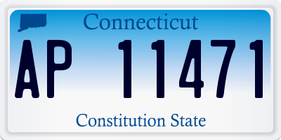 CT license plate AP11471