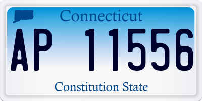 CT license plate AP11556
