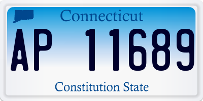 CT license plate AP11689