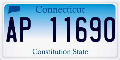 CT license plate AP11690