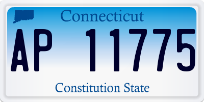 CT license plate AP11775