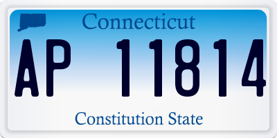 CT license plate AP11814