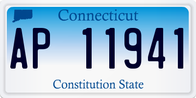 CT license plate AP11941