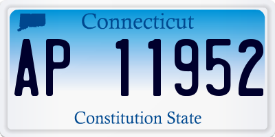 CT license plate AP11952
