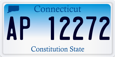 CT license plate AP12272
