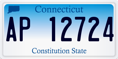 CT license plate AP12724