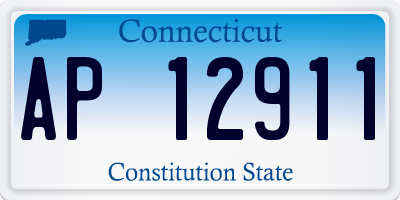 CT license plate AP12911