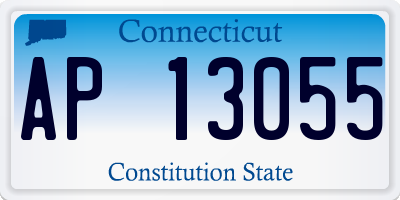 CT license plate AP13055