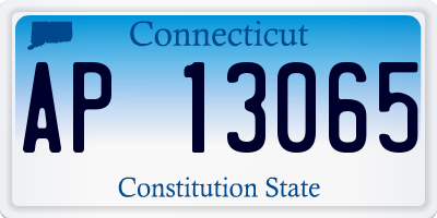 CT license plate AP13065