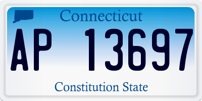 CT license plate AP13697