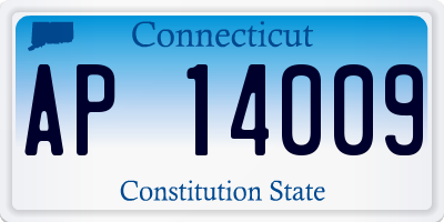 CT license plate AP14009