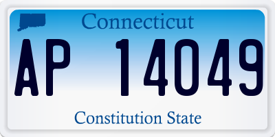 CT license plate AP14049