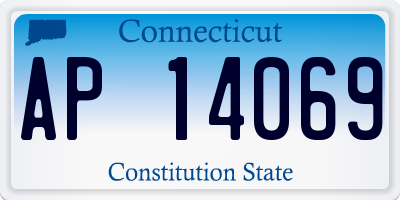 CT license plate AP14069
