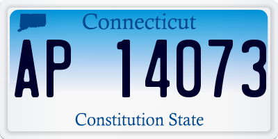 CT license plate AP14073
