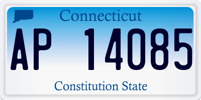 CT license plate AP14085