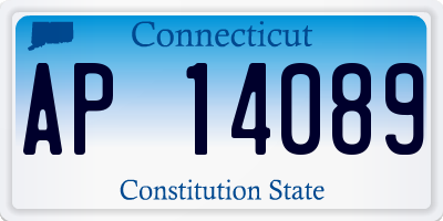 CT license plate AP14089