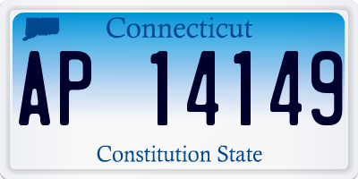 CT license plate AP14149