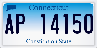 CT license plate AP14150