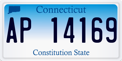 CT license plate AP14169