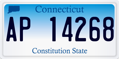 CT license plate AP14268