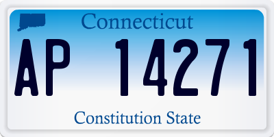 CT license plate AP14271