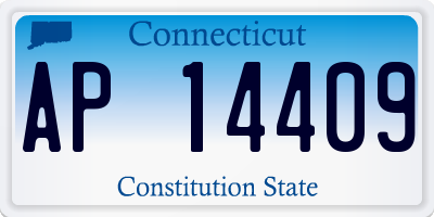 CT license plate AP14409