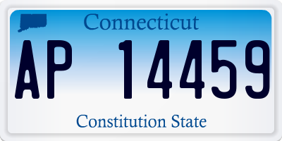 CT license plate AP14459