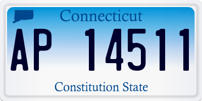 CT license plate AP14511