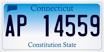 CT license plate AP14559