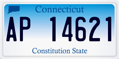 CT license plate AP14621