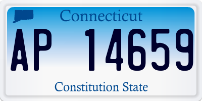 CT license plate AP14659