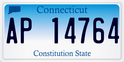CT license plate AP14764