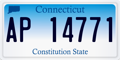 CT license plate AP14771