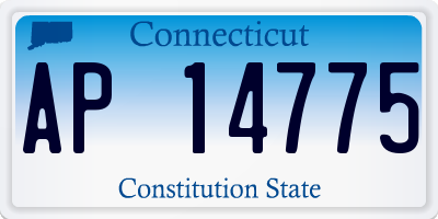 CT license plate AP14775