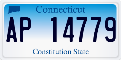 CT license plate AP14779