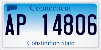 CT license plate AP14806